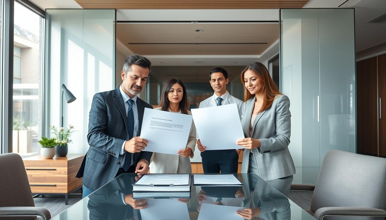 Finalizing preparations for a real estate deal